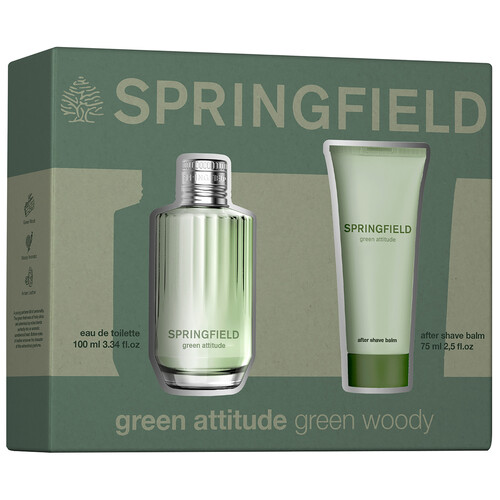 SPRINGFIELD Green attitude Estuche regalo con colonia y after shave.