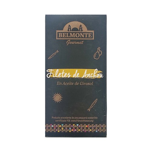 FOS BELMONTE Anchoa girasol gourmet lata 23 g.