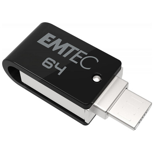 Memoria 64GB EMTEC Mobile & Go, usb dual.