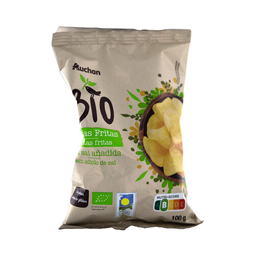 PRODUCTO ALCAMPO Bio Patatas fritas ecológicas sin sal añadida bolsa 100 g.