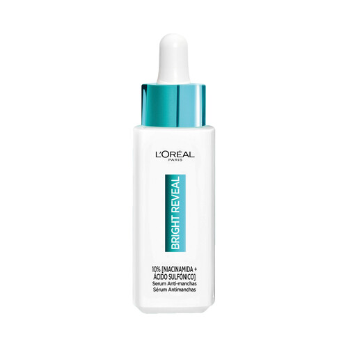 L´ORÉAL PARIS Bright reveal Sérum anti-manchas con Niacinamida 30 ml.