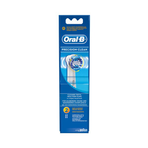 Oral-B Recambios de cabezales de cepillo de dientes eléctricos de repuesto  blanco 3D, paquete de 2