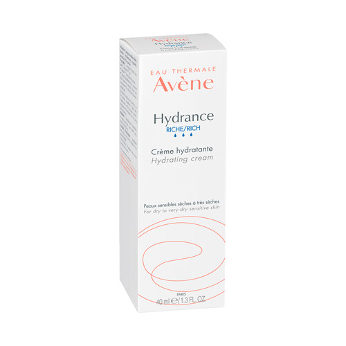 THERMALE AVÉNE Hydrace Crema hidrantante y nutritiva para pieles sensibles secas a muy secas 40 ml.