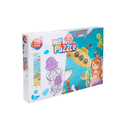 Puzzle infantil de piezas gigantes ONE TWO FUN ALCAMPO