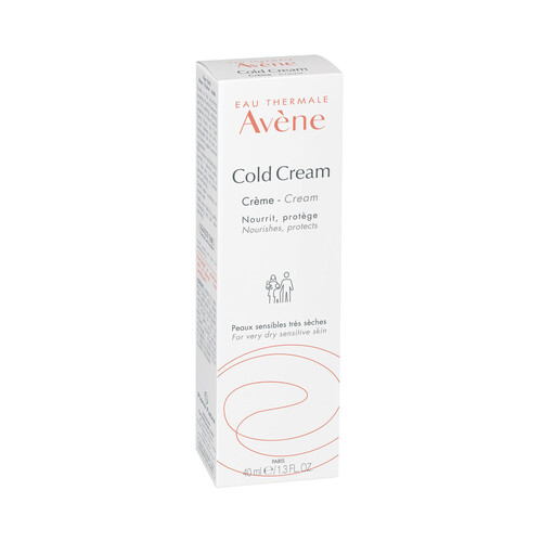 THERMALE AVÉNE Cold creme Crema nutritiva e hidratante, para pieles secas y sensibles 40 ml.