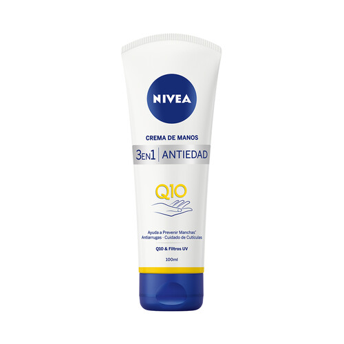NIVEA Crema de manos con acción antiedad y filtros UV NIVEA Q10 100 ml.