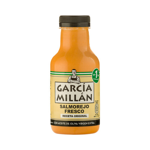 GARCÍA MILLÁN Salmorejo fresco no pasteurizado, con aceite de oliva virgen extra 330 ml.