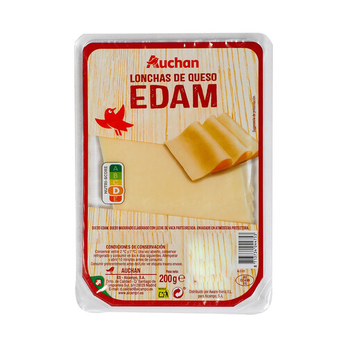 PRODUCTO ALCAMPO Queso edam lonchas 200 g.