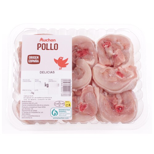 AUCHAN Delicias de pollo. Producto Alcampo