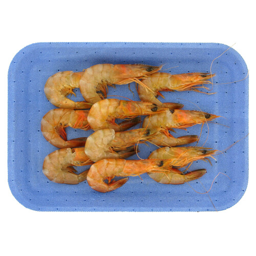 Langostino crudo calibre 60-80