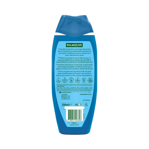 PALMOLIVE Thermal spa mineral massage Gel para ducha o baño con sal marina y aloe vera 500 ml.