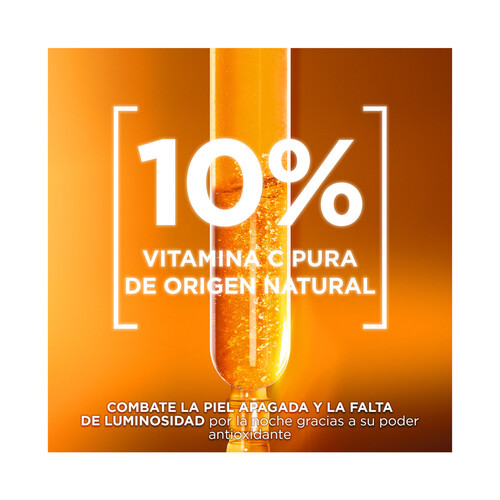 GARNIER Sérum de noche antimanchas con vitamina C GARNIER Skin active 30 ml.