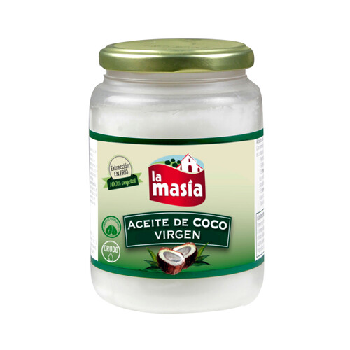 LA MASÍA Aceite de coco 375 ml.