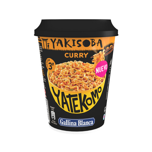 Fideos Orientales ( Noodles) al curry YATEKOMO 91,5 g.