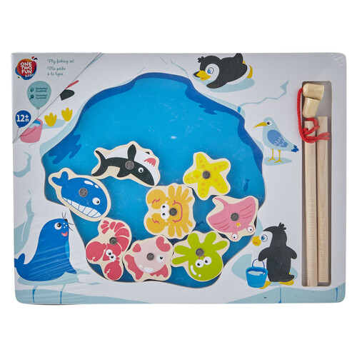 Juego preescolar Pesca Mar o Granja, ONE TWO FUN ALCAMPO.