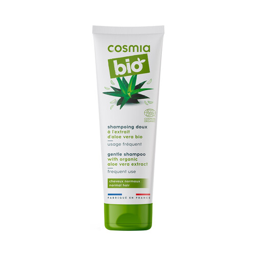 COSMIA Champú de uso frecuente con extracto de aloe vera orgánico COSMIA Bio 250 ml.