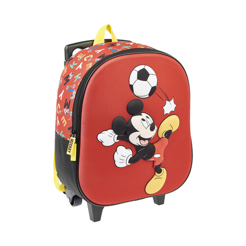 Mochila infantil trolley, 3D, MICKEY, ALCAMPO.