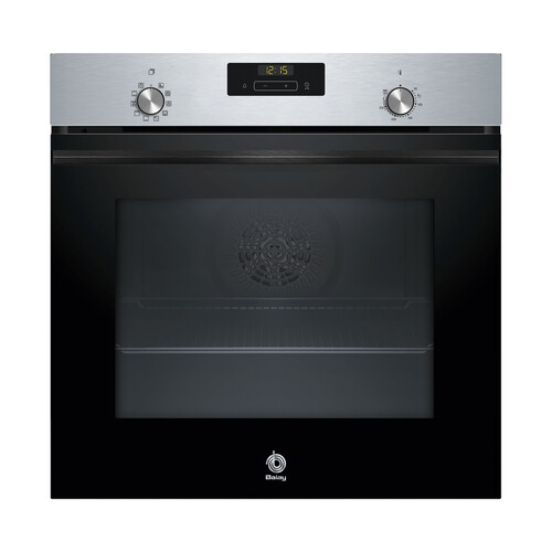 Horno multifunción BALAY 3HB4131X3 Inox, capacidad: 71L, A+, A: 59,5cm, H: 59,4cm, F: 54,8cm.