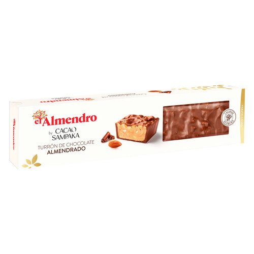 EL ALMENDRO Turrón de chocolate almendrado 210 g.