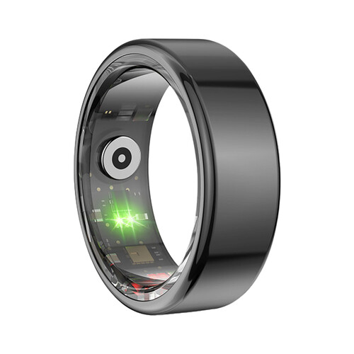 Anillo inteligente KSIX Saturn, color negro S Talla 9.