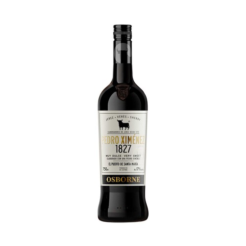 OSBORNE 1827 Vino muy dulce con D.O. Jerez - Xéréz - Sherry botella 75 cl.