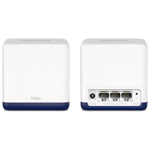 Sistema Wi-Fi MERCUSYS Halo H50G, Mesh AC1900, doble banda, hasta 100 dispositivos.