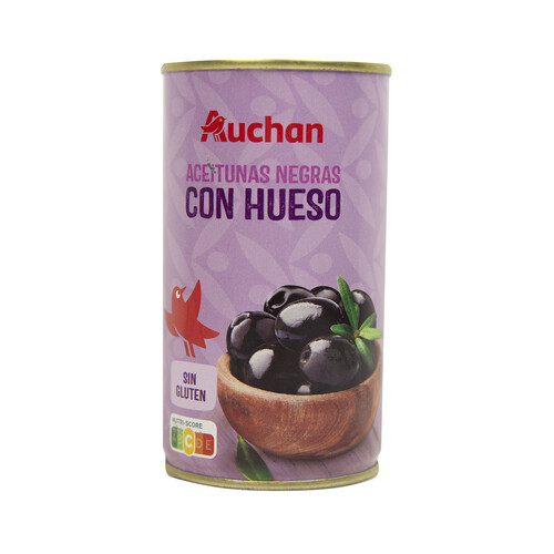 PRODUCTO ALCAMPO Aceitunas negras con hueso PRODUCTO ALCAMPO 200 g.