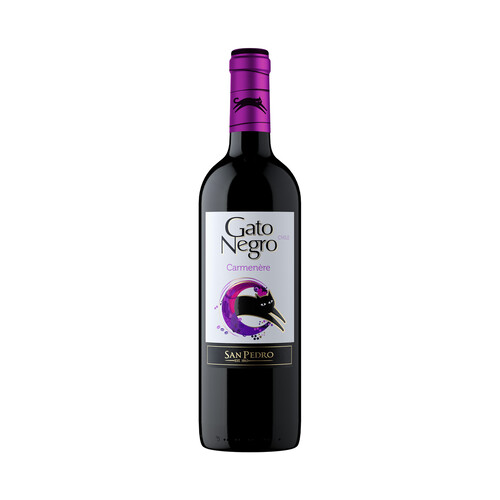 GATO NEGRO  Vino tinto elaborado de Chile botella de 75 cl.