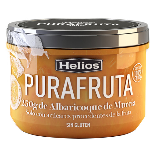 HELIOS Fruta para untar de albaricoque de Murcia HELIOS 250 g.