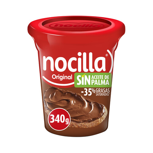 Crema de cacao con avellanas original NOCILLA 340 gr,