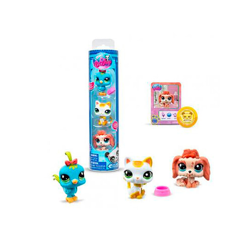 Pack de 3 mascotas de modelos surtidos, LITTLEST PET SHOP