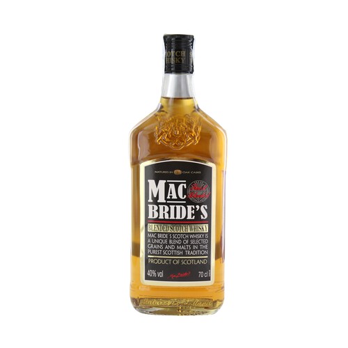 MACBRIDE'S Whisky blended escocés botella 70 cl.