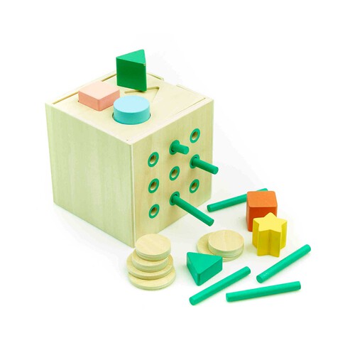 Caja De Actividades Montessori +1 años.ONE TWO FUN ALCAMPO