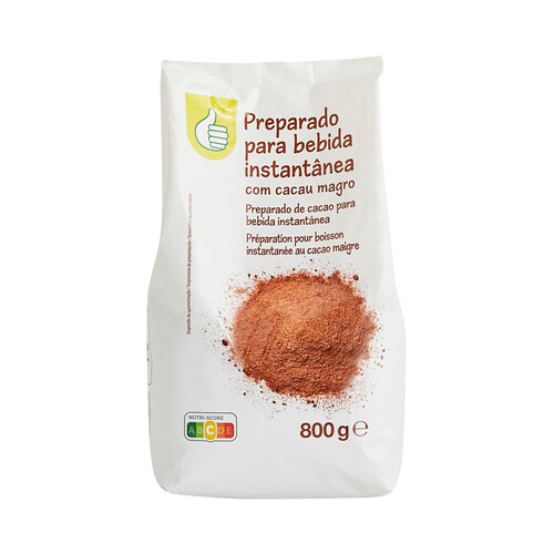 PRODUCTO ECONÓMICO ALCAMPO Preparado de cacao para bebida instantánea 800 g.