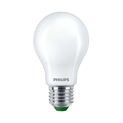 Bombilla Led E27, 4W=60W, luz cálida 3000K, 840lm, PHILIPS.