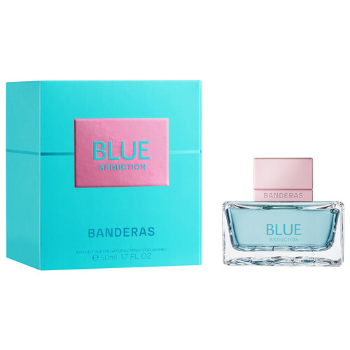 ANTONIO BANDERAS Blue seduction Eau de toilette para mujer con vaporizador en spray 50 ml.