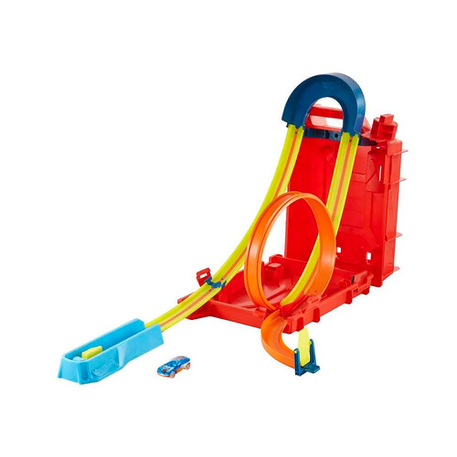 HOT WHEELS Track Builder bidón de acrobacias