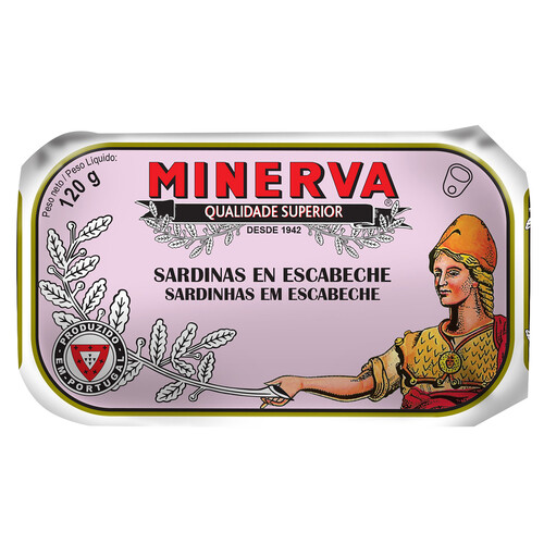 MINERVA Sardinas en escabeche 120 g.