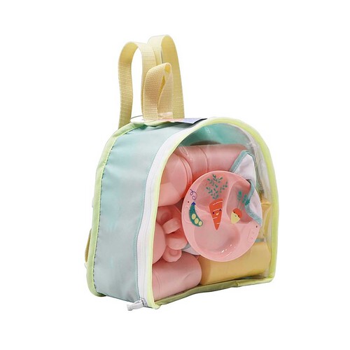 Mochila con accesorios +25 piezas ONE TWO FUN ALCAMPO +3años.