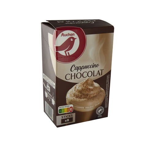 PRODUCTO ALCAMPO Café soluble Cappuccino chocolate 8 uds. 144 g.