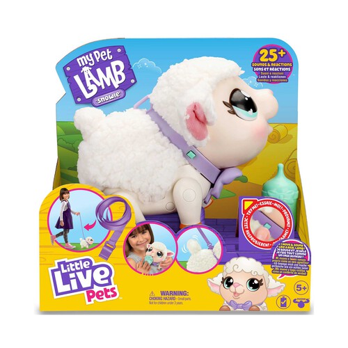 LITTLE LIVE PETS My Pet Lamb Snowie +4 años.