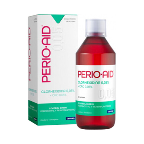 PERIO-AID Enjuague bucal especial para el mantenimiento periodontal PERIO-AID 500 ml.