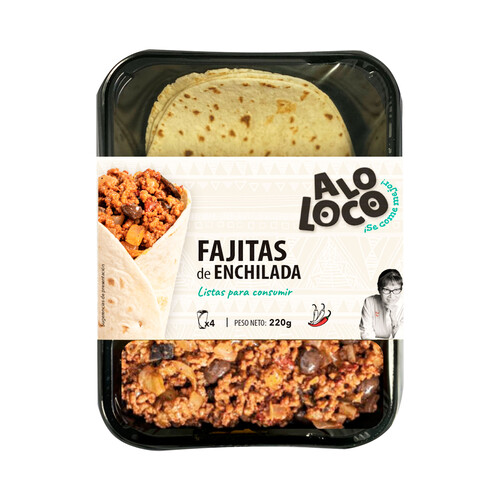 ALOLOCO Fajita de enchilada de lomo 220 g.