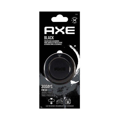 Ambientador rejilla coche AXE 3D BLACK 30 días.