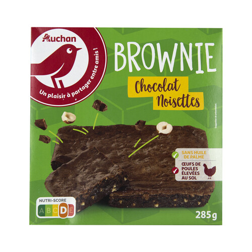 PRODUCTO ALCAMPO Brownies de chocolate y avellanas 285 g.