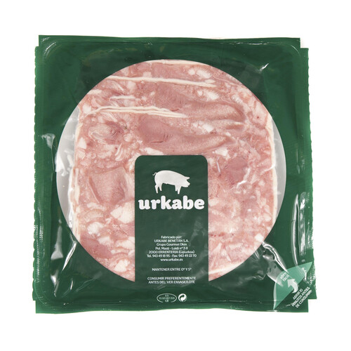 URKABE Cabeza de cerdo cortada en lonchas URKABE 200 g.