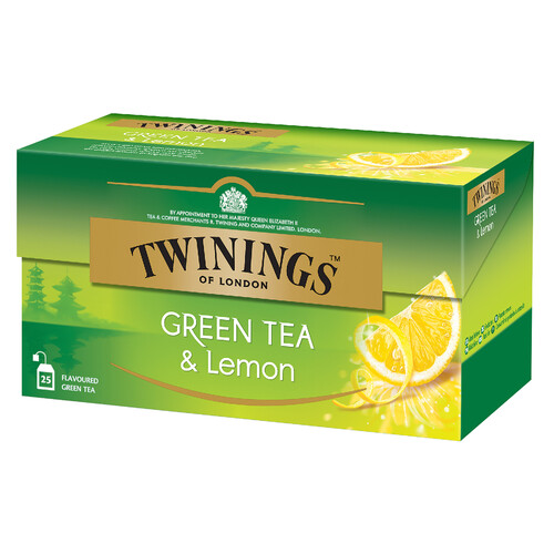 Té verde al limón TWININGS 25 uds 50 g..