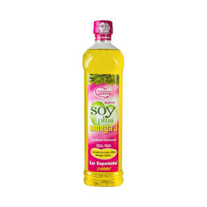 LA ESPAÑOLA SOY PLUS  Aceite de girasol y soja con Omega 3 botella de 1 l. en Alcampo