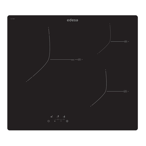 Vitrocerámica EDESA EVT-6328 R 3 fuegos, 5700W.