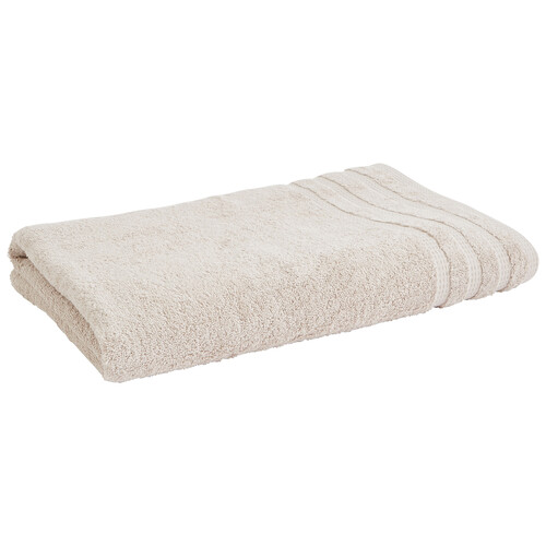 Toalla lisa de baño color gris, algodón, 540g/m², ACTUEL. 